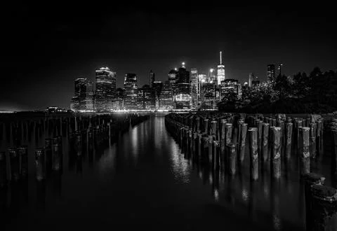 NYC Skyline Foto stock