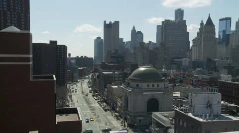 NYC Skyline Time Lapse 3 Vídeos de archivo 22820299