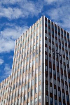 NYC Skyscraper Facade Stock Photos