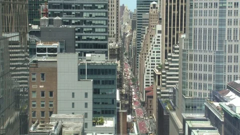 NYC Skyscraper View Stock Footage 113467224