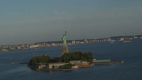 NYC Statue of Liberty 4 Stock Footage 276944590