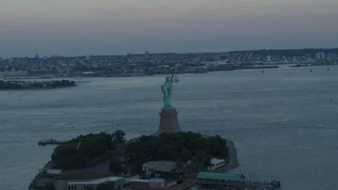 NYC Statue of Liberty 8 Stock Footage 276944740