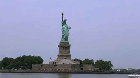 NYC Statue of Liberty Video stock 140272740