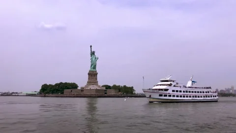 NYC Statue of Liberty2 Video stock 140272797