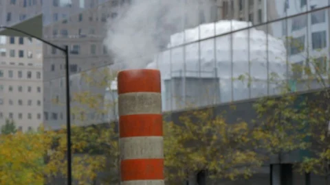 NYC steam Stock Footage 122183473