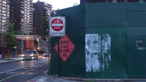 NYC Street Corner Video stock 80005478