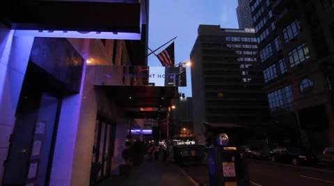 NYC STREETS NIGHT # 2 Stock Footage 25661454