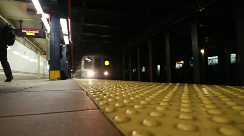 NYC Subway Stock Footage 12414700