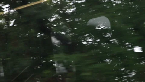 NYC Subway: Inside Moving Train, Looking Outside Stock Footage 95326143