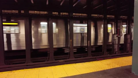 NYC Subway Station Video stock 232730947