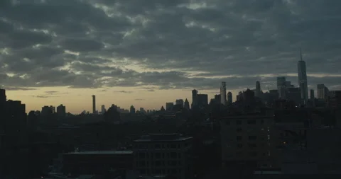 NYC Sunrise Timelapse 스톡 동영상 145615015