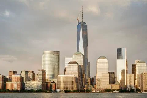 NYC at Sunset Stock Photos