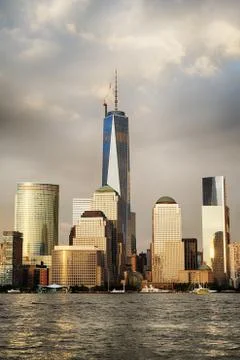 NYC at Sunset Stock Photos