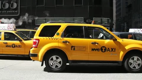 NYC TAXI Stock Footage 10789628
