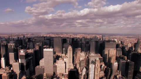 Nyc time lapse of skyline Video stock 24798356