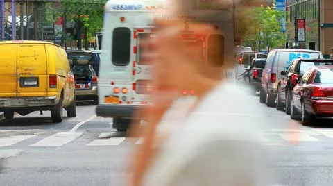 NYC Time Lapse Street Stock Footage 12422499