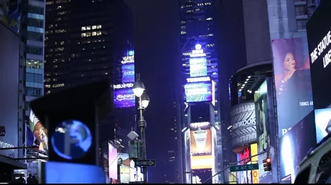 NYC Time Square Stock Footage 956234