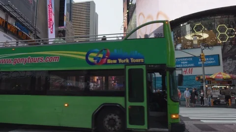 NYC Time Square road Stock Footage 106065282