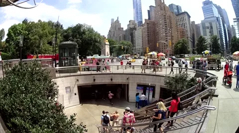 NYC Timelapse Ground 스톡 동영상 54203535