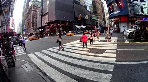 NYC Timelapse Ground 스톡 동영상 54203721