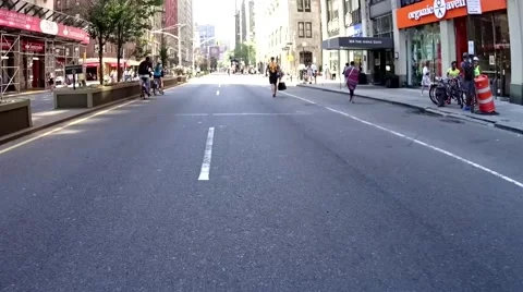 NYC Timelapse Ground 스톡 동영상 54205050