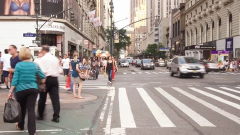 NYC timelapse Street- Stock Footage 106057651