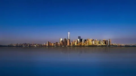 NYC TIMELAPSE SUNSET TO TWILIGHT - 3 (GoPro TimeLapse) 1920x1080 Stock Footage 41390120