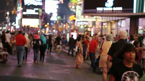 NYC Times Square Video stock 11133782