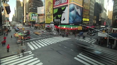 NYC Times Square Video stock 50984293