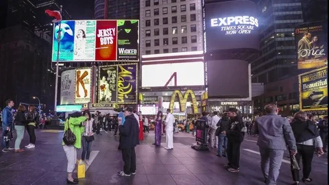 NYC Times Square Vídeo Stock 82608030