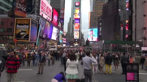 NYC - Times Square - time lapse Stock Footage 39503219