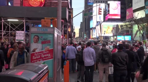 NYC - Times Square - Time Lapse Stock Footage 39503361