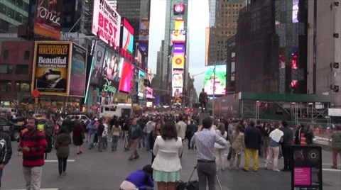NYC - Times Square - Time Lapse Stock Footage 39503380