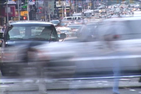 NYC Traffic 2 - Timelapse Stock Footage 783665