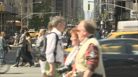 NYC Traffic Stock Footage 22674771