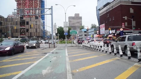 NYC Traffic Video stock 79996070