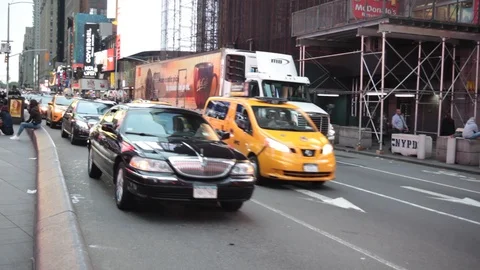 NYC traffic Video stock 123449543