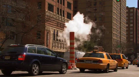 NYC Traffic HD Stock Footage 25913398