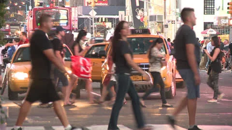 NYC Traffic Scene 動画素材 25734386