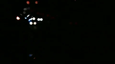 NYC Traffic Through Chain-Link Fence Video stock 270311