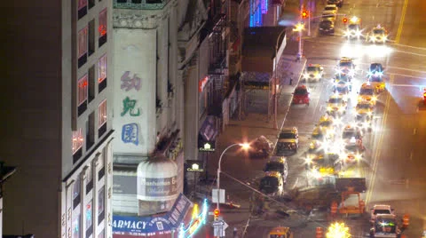 NYC Traffic Time lapse 2 Video stock 22820294