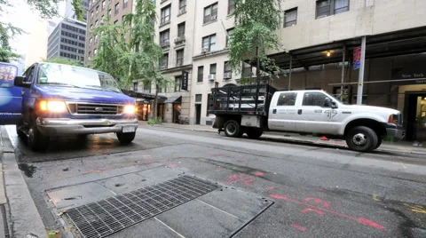 NYC Traffic Time Lapse - Clip 2 Stock Footage 896506