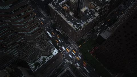 NYC Traffic Timelapse 4K Видео 109240685