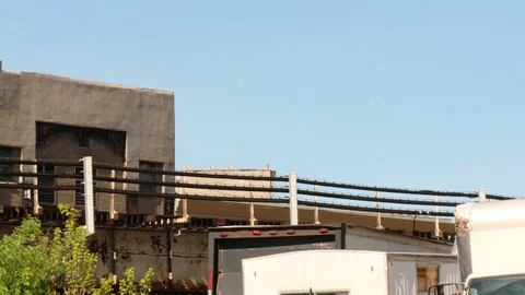 NYC Train Passing Stock Footage