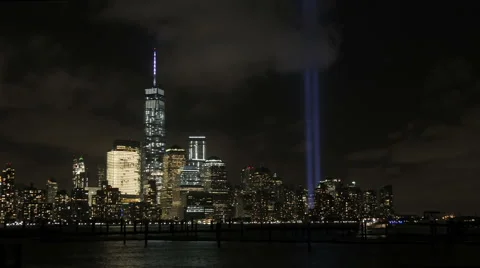 NYC Tribute In Lights Stock Footage 41756449
