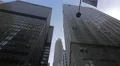 NYC urban scenery, corporate buildings and street view in Financial District 4k or 4k+ Resolution
