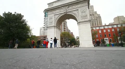 NYC Washington Square Park Stock Footage 12414665