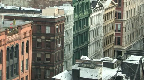 NYCSkyline3clips 001 Video stock 10306355