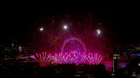 NYE2017-18 Finale 1080 Stock Footage 95799448