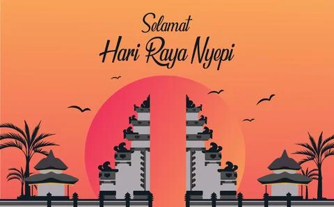 Nyepi Day Illustrazione stock